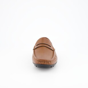 JC Lanyon Men's Eddy Casual Leather Loafer Tan