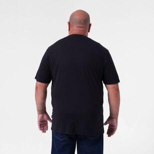 West Cape Men's Addis Short Sleeve Cotton T-Shirt Black
