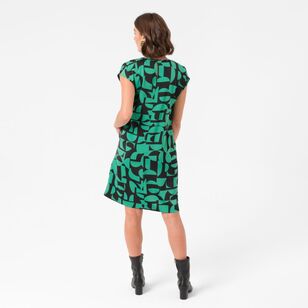 Jane Lamerton Women's Opart Tunic Dress Green