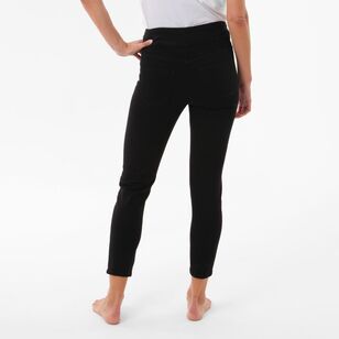 Khoko Collection Women's Jean Style Jegging Black