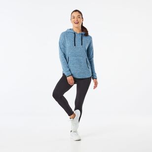 LMA Active Women's Marle Hoodie Light Blue Marle