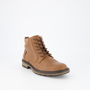 JC Lanyon Men's Andy Lace Up Ankle Boot Tan