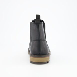 JC Lanyon Men's Anil Double Gussett Boot Black