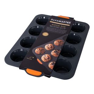 Bakemaster 35 x 24 cm Silicone 12 Cup Mini Muffin Pan