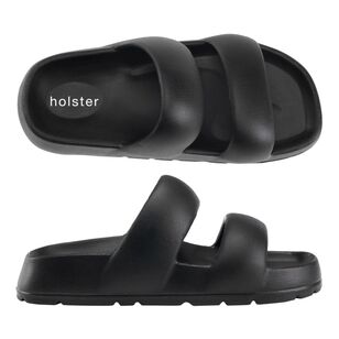 Holster Women's Solemate Double Strap Slide Black