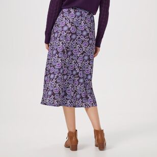 Leona Edmiston Ruby Women's Jersey D Ring Skirt Print