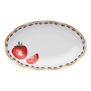 Porto Cucina 32 cm Oval Platter Tomato