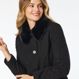 Leona Edmiston Ruby Women's Harrington Coat Black