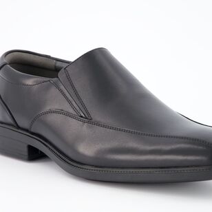 Slatters Men's Sovereign Leather Shoe Black