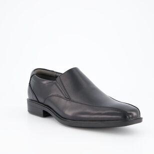 Slatters Men's Sovereign Leather Shoe Black | Harris Scarfe