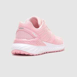 FILA Women's Sequence Lace Up Runner Blush & White