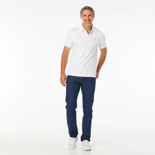 Tommy Hilfiger Men's Richard Custom Fit Polo Optic White