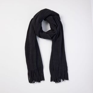 Khoko Women's Essential Knit Scarf Black