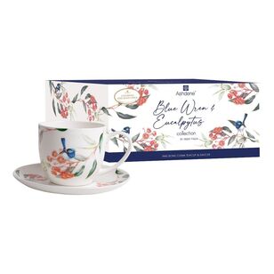 Ashdene Blue Wren & Eucalyptus Cup & Saucer Set