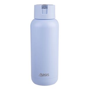 Oasis Moda Ceramic Lined Stainless Steel Triple Wall Insulated 1 L Drink Bottle Periwinkle