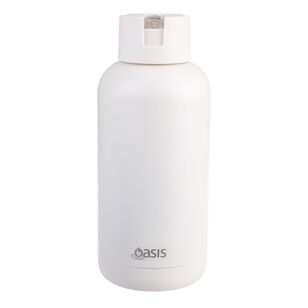 Oasis Moda Ceramic Lined Stainless Steel Triple Wall Insulated 1.5 L Drink Bottle Alabaster