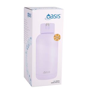 Oasis Moda Ceramic Lined Stainless Steel Triple Wall Insulated 1.5 L Drink Bottle Orchid