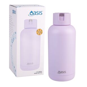 Oasis Moda Ceramic Lined Stainless Steel Triple Wall Insulated 1.5 L Drink Bottle Orchid