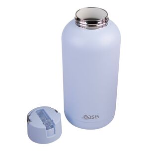 Oasis Moda Ceramic Lined Stainless Steel Triple Wall Insulated 1.5 L Drink Bottle Periwinkle