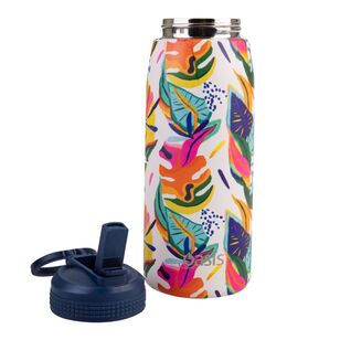 Oasis Double Wall Stainless Steel Insulated 780 mL Sports Bottle With Sipper Straw Calypso Dreams