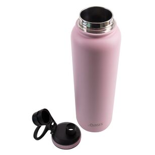 Oasis Double Wall Stainless Steel Insulated 1.1 L Challenger Sports Bottle With Screw Cap Carnation