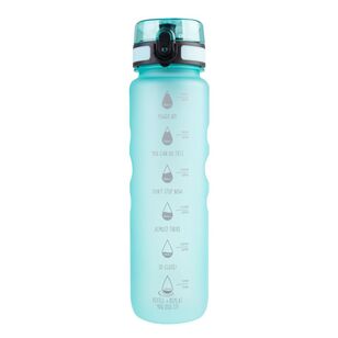 Oasis Tritan Motivational Sports Bottle 1 L Aqua Marine