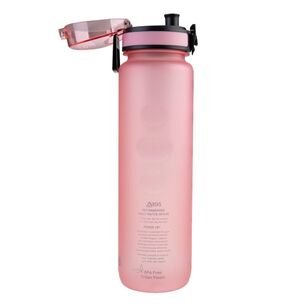 Oasis Tritan Motivational Sports Bottle 1 L Glow Pink