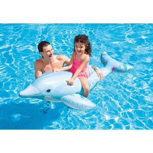 Lazy Dayz Lil’ Dolphin Inflatable Ride-On