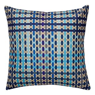 Kas Barnaby Outdoor Cushion Blue 50 x 50 cm