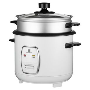 Smith + Nobel Element Rice Cooker With Steamer White