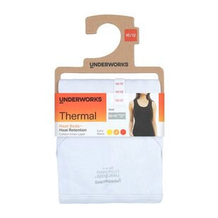 Underworks Women’s Heat Retention Thermal Vest White | Harris Scarfe
