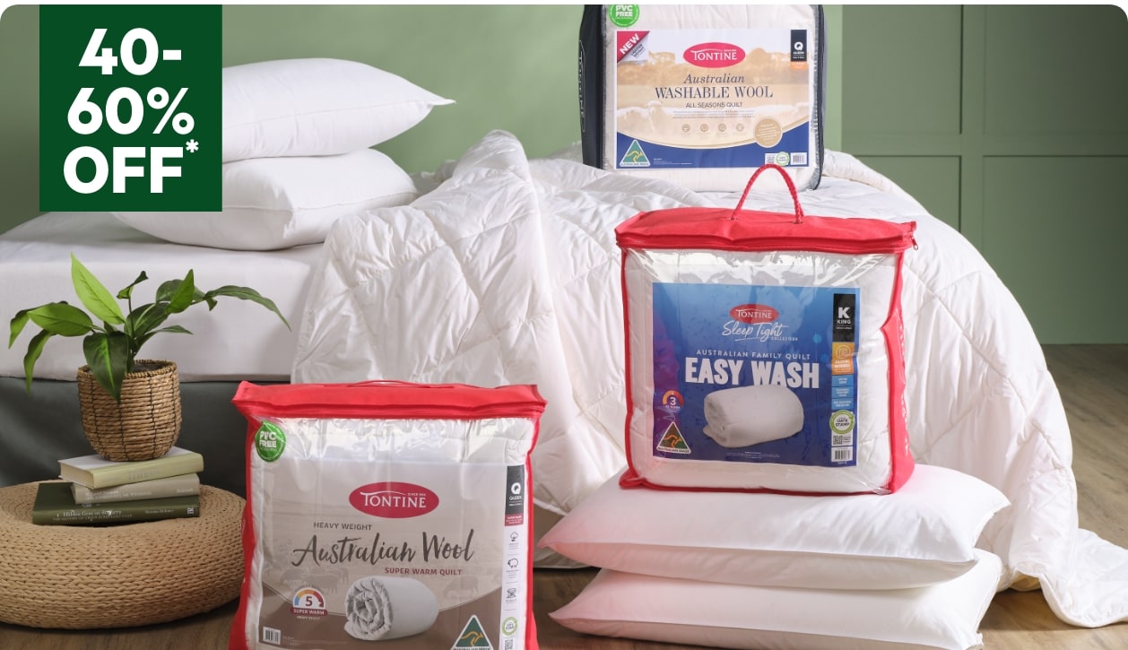 40% To 60% Off All Quilts & Quilt Cover Sets
