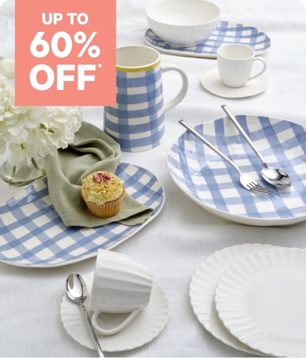 Up To 60% Off All Dinnerware & Servingware