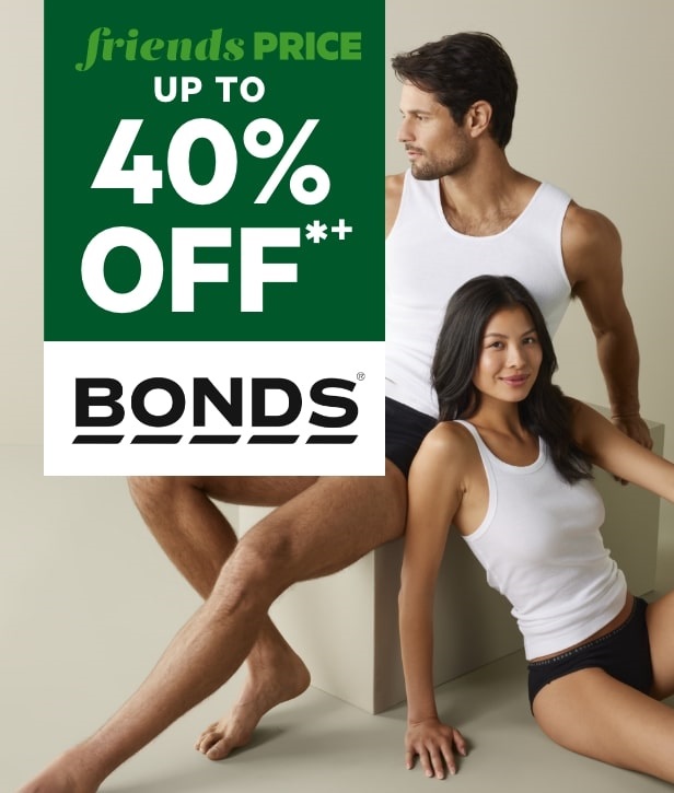Up To 40% Off Full Priced Bonds