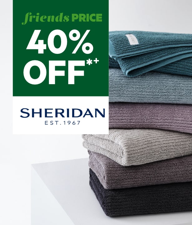 40% Off Full Priced Sheridan