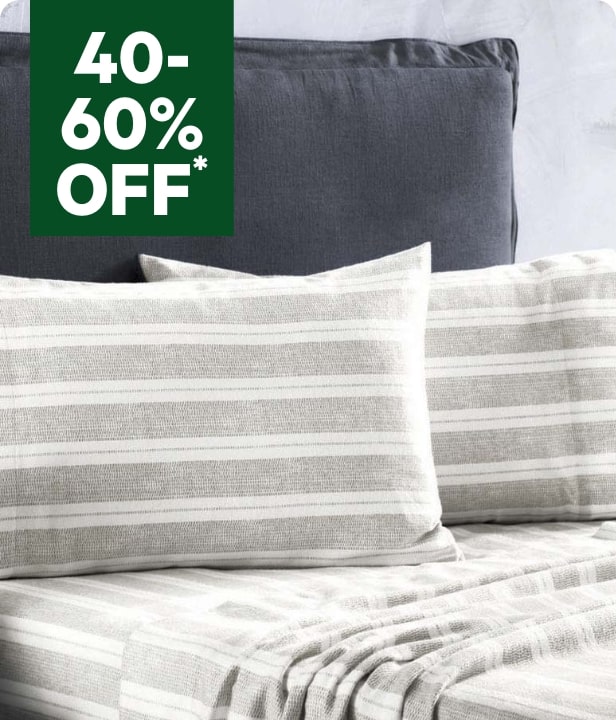 40% To 60% Off All Flannelette Sheets, Quilt Cover Sets, Comforters & Coverlets