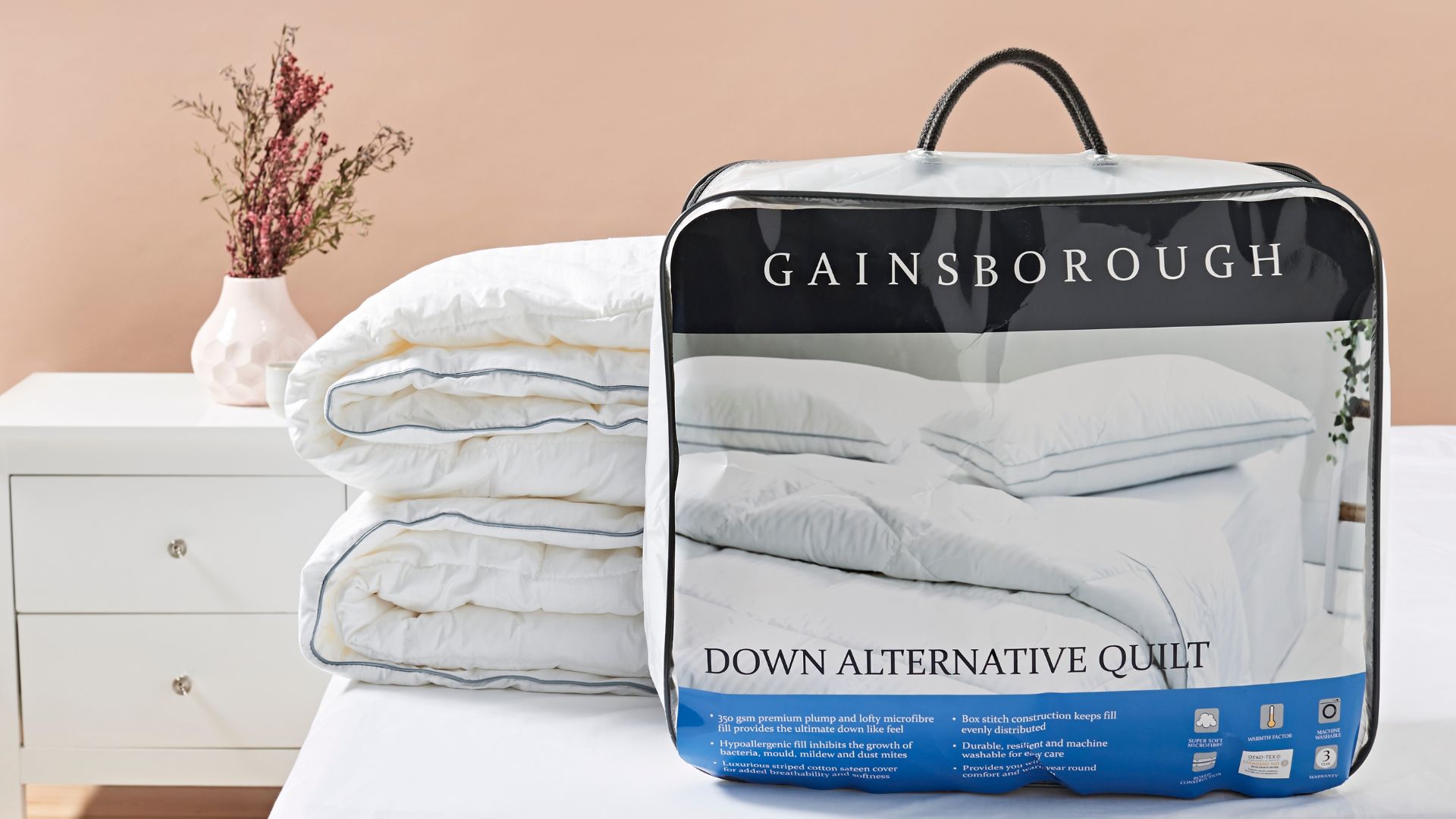 Gainsborough Down 350GSM Alternative Winter Quilt